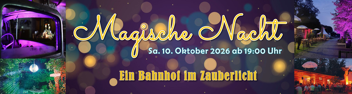 Veranstaltung Magische Nacht Sa. 10.10.2026